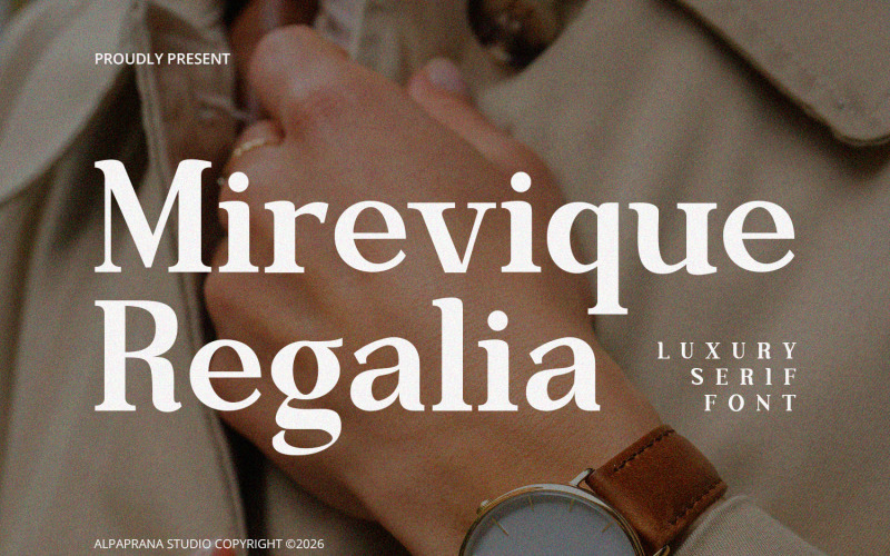 Mirevique Regalia - Шрифт с засечками