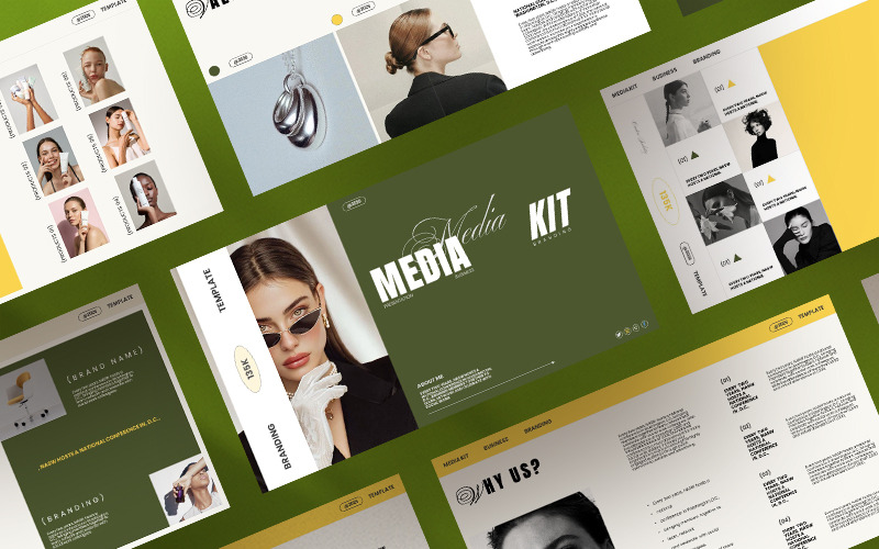Modèle de kit média créatif #565629 - TemplateMonster