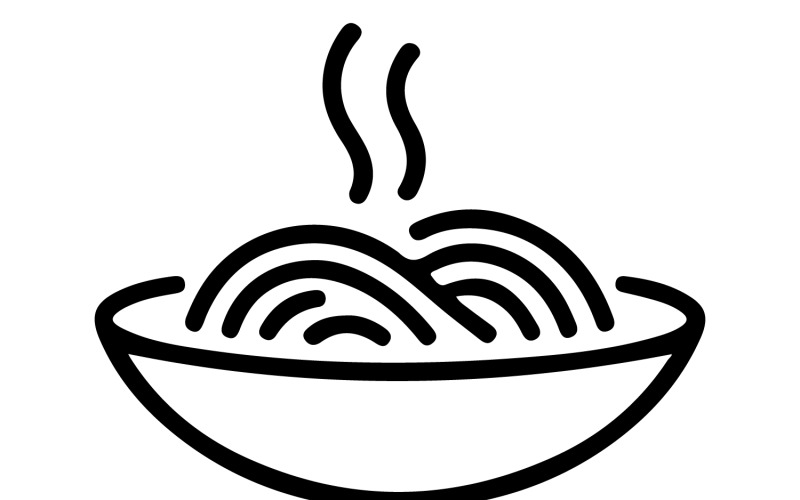 Design minimalista del logo della pasta per Parmell Food