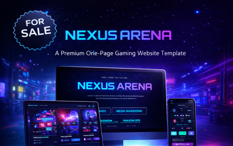 NEXUSARENA | 电子竞技 | 游戏模板 |