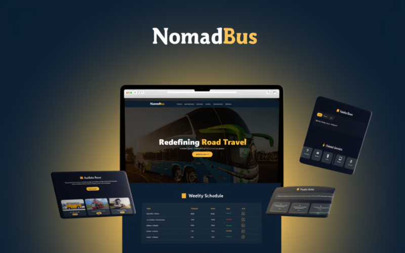 NomadBus | Переосмислення дорожніх подорожей | Автобусні перевезення