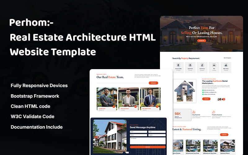 Perhom - Real Estate Architecture HTML5 Website Template