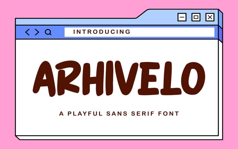 Arhivelo - Шрифт Playful Sans Serif