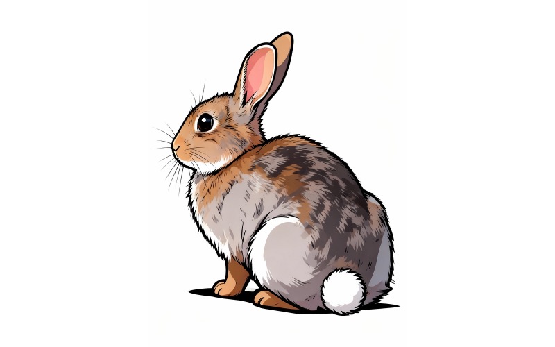 Illustrazione del fumetto di Brown Rabbit