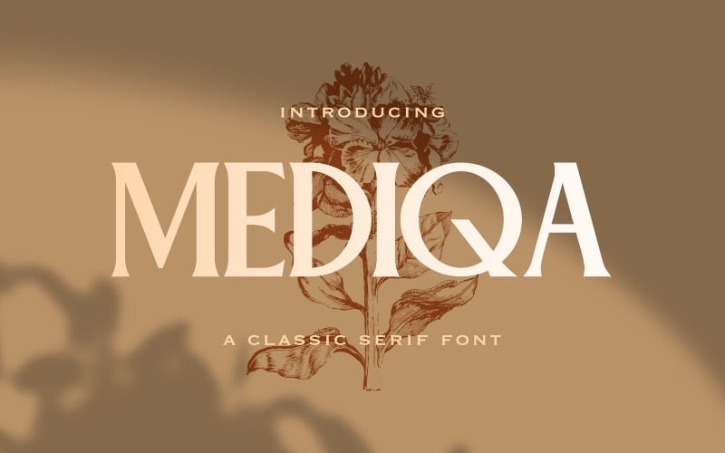 Mediqa - Klassiskt serif-typsnitt