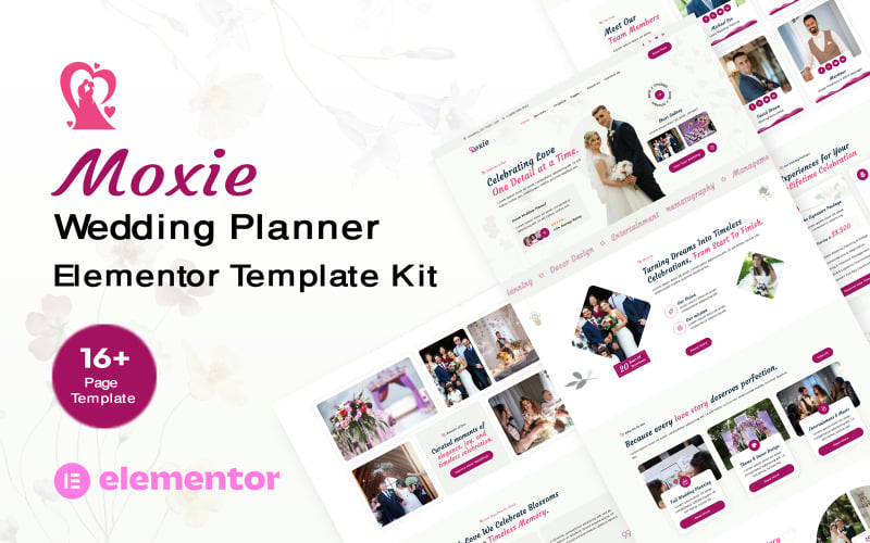 Moxie - Bruiloft & Bruiloftplanner Elementor Kit