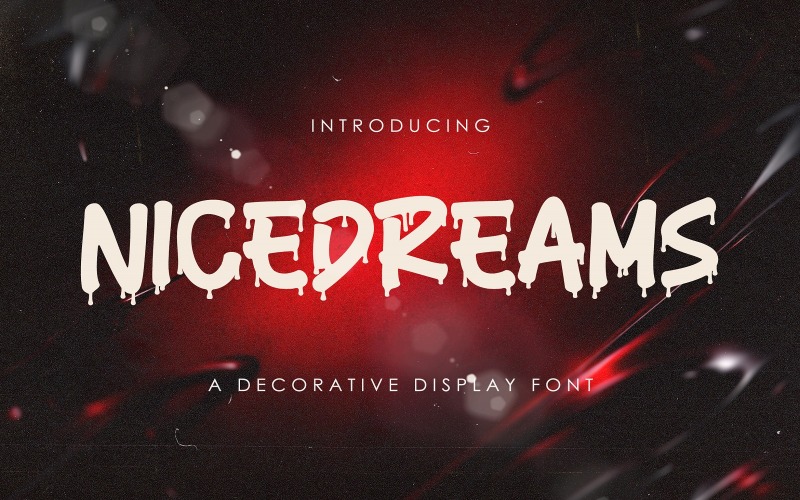 Nicedreams - Droppdekorativt typsnitt