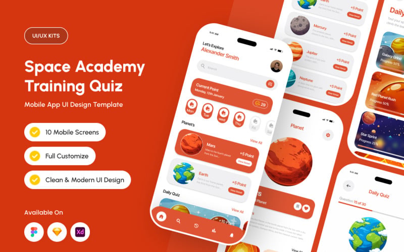 AstraAcademy - App för frågesport för rymdakademin