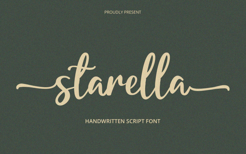 Starella - Handwritten Script Font