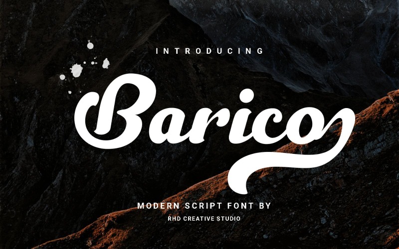 Baricoo - Font di scrittura moderno
