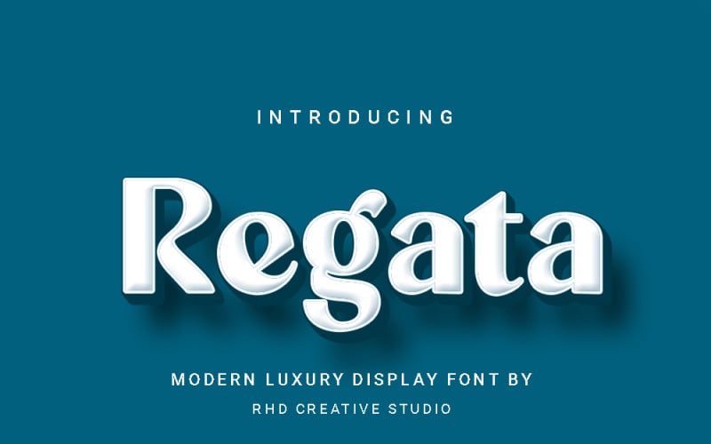 Regata Modern Luxuryy Display Font