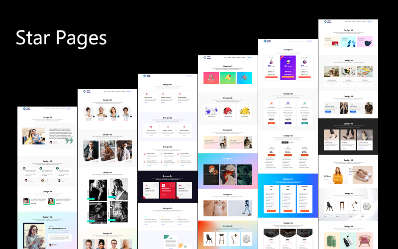 Star Pages - Free Multipurpose Special Pages Design for Website & HTML Template