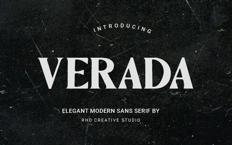 VERADAA: elegante carattere moderno Sans Serif