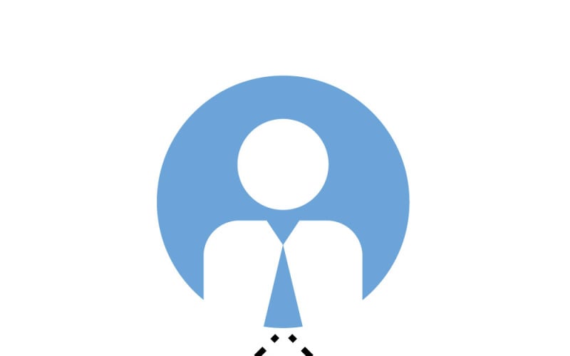 Farbiges Symbol für Entscheidungskonzept