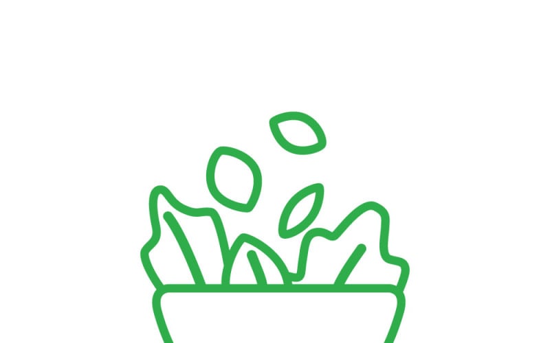 Groentemandpictogram – Overzicht van verse voedselproductie voor landbouw- en levensmiddelenontwerp
