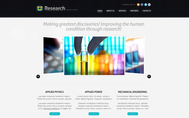 Modèle PSD pour site scientifique #56861