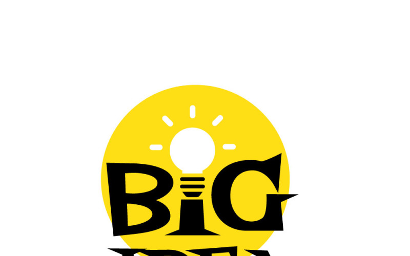 Banner in stile flat design con lampadina: illustrazione vettoriale del processo creativo e del concetto di grande idea.