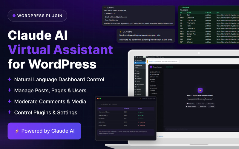 Plugin virtuálního asistenta Claude AI