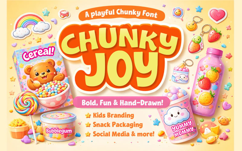 Carattere Chunky Joy per bambini