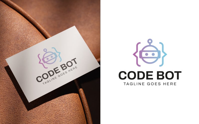 Code Bot Coding Logo Design