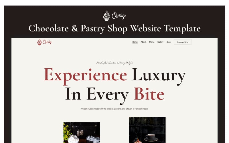 Chocivie – Chocolate & Pastry Shop Next.js Template