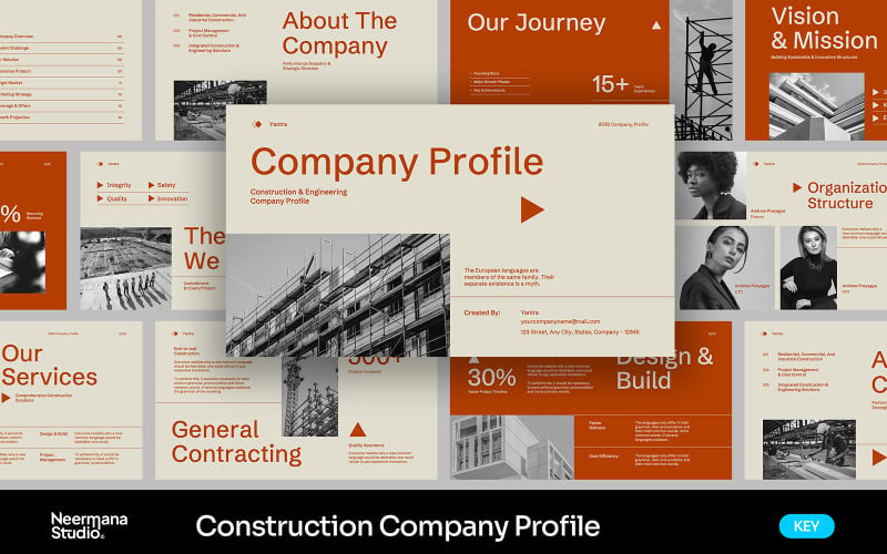 Profilo dell'azienda edile Orange Construction KEY