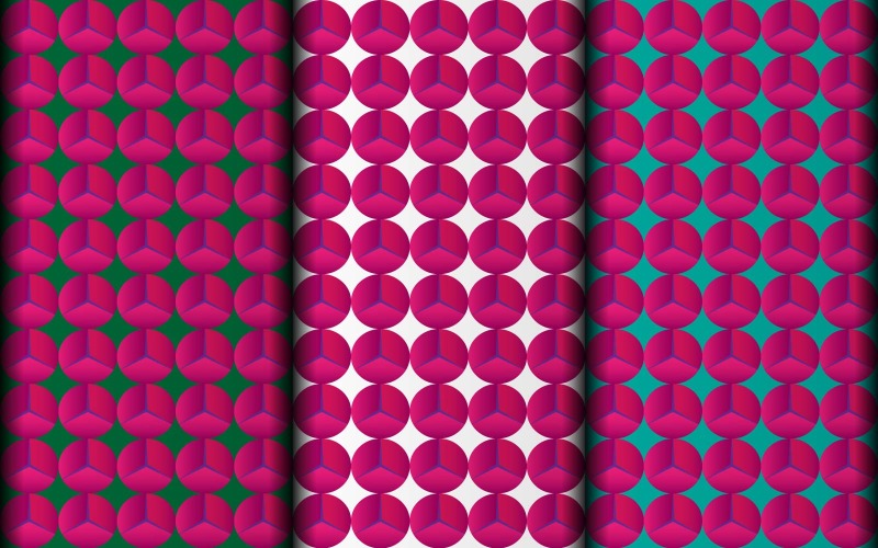 Minimalistische geometrische patronen in kunstwerken