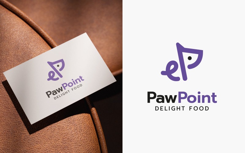 Modèle de logo PawPoint