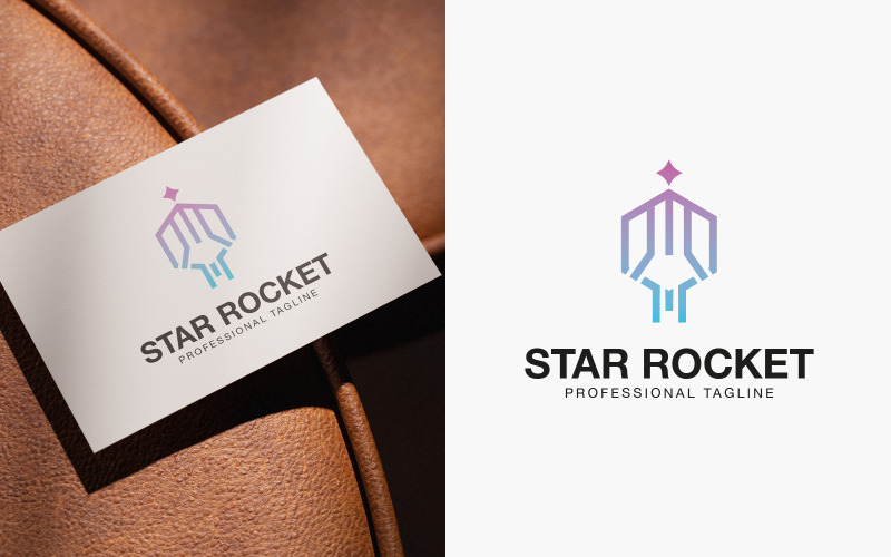 Star Rocket Tech-logotypdesign