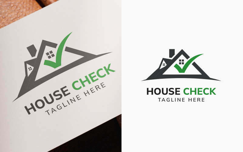 Szablon projektu logo House Check