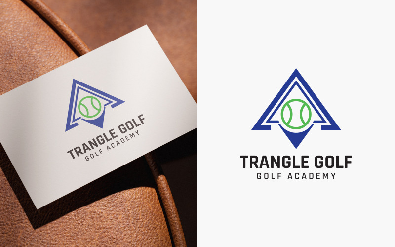 Triangle Golf logo-ontwerpen