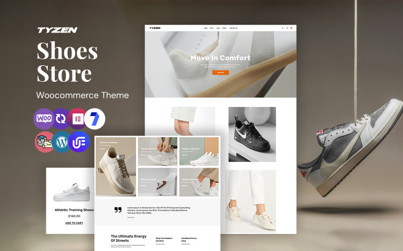 Tyzen - Tema WooCommerce per negozi di scarpe