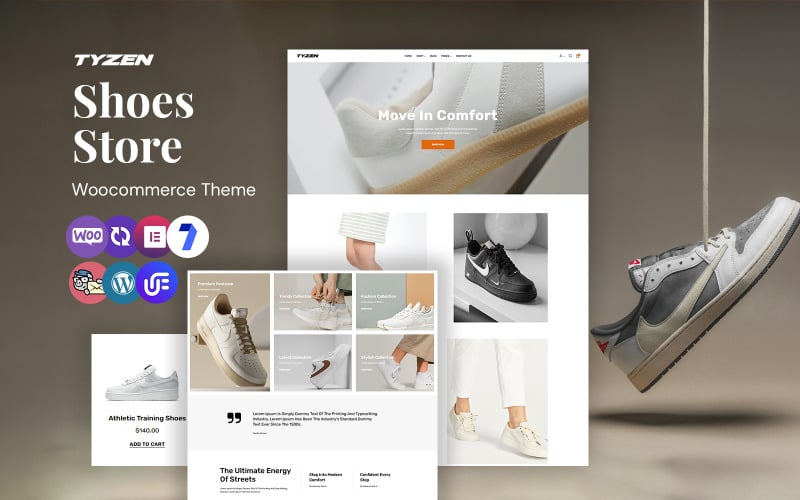 Tyzen - 鞋店 WooCommerce 主题
