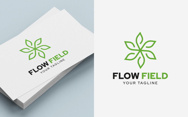 Modelli di logo per Flow Field