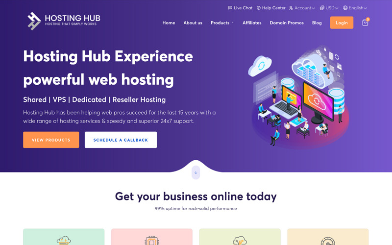 Hosting Hub WHMCS 子主题