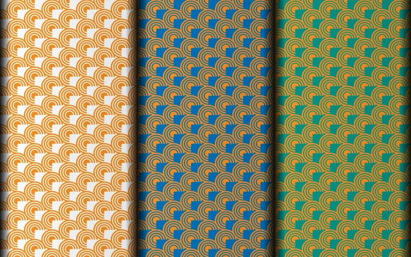 Boho tribaal geometrisch patroon met aardse, natuurlijke tinten