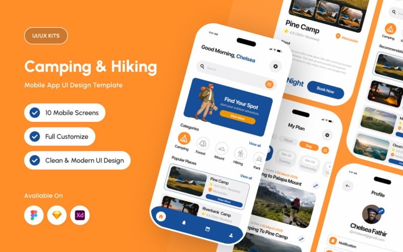 CampZone - Application mobile de camping et de randonnée