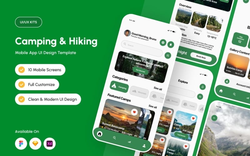 HikeHup - Application mobile de camping et de randonnée