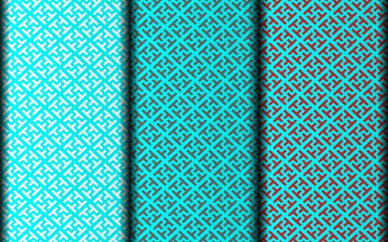 Pacchetto di sfondi con motivi artistici minimalisti
