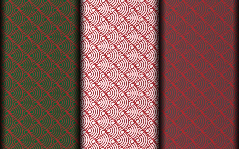 Motivo moderno minimalista con linee e forme astratte