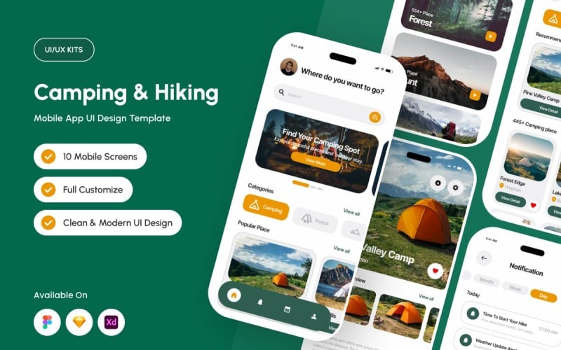 OutVenture - Application mobile de camping et de randonnée