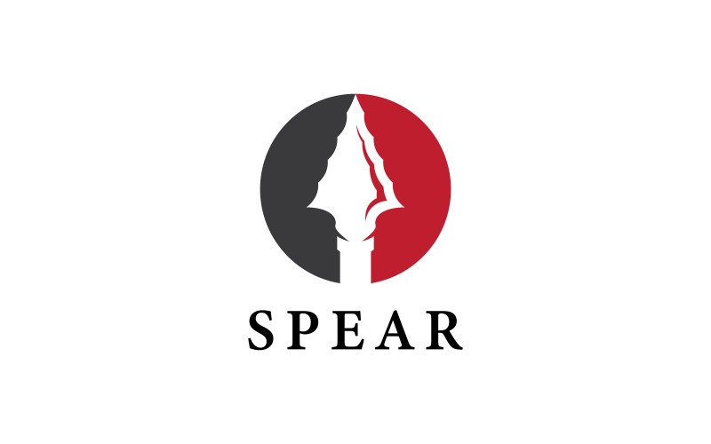 Spjut logotyp vektor ikon mall design V11.