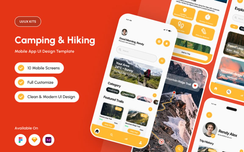 TrailNest - Application mobile de camping et de randonnée