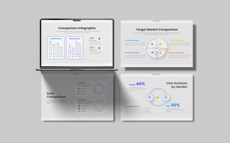 PowerPoint-sjabloon voor bedrijfsrapporten