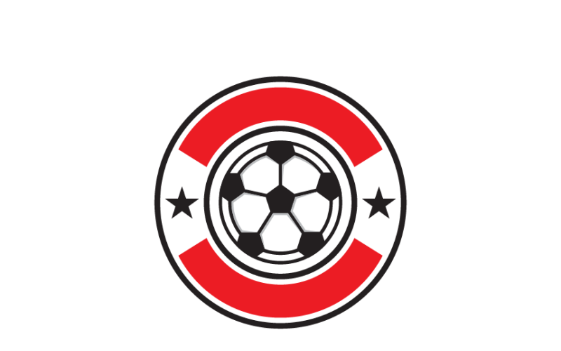 Logo de football moderne (conception vectorielle)