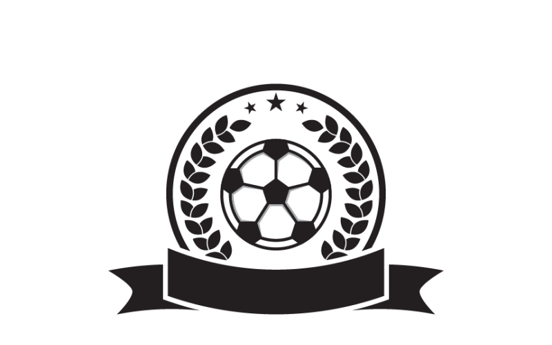 Modèle de logo premium pour équipe de football