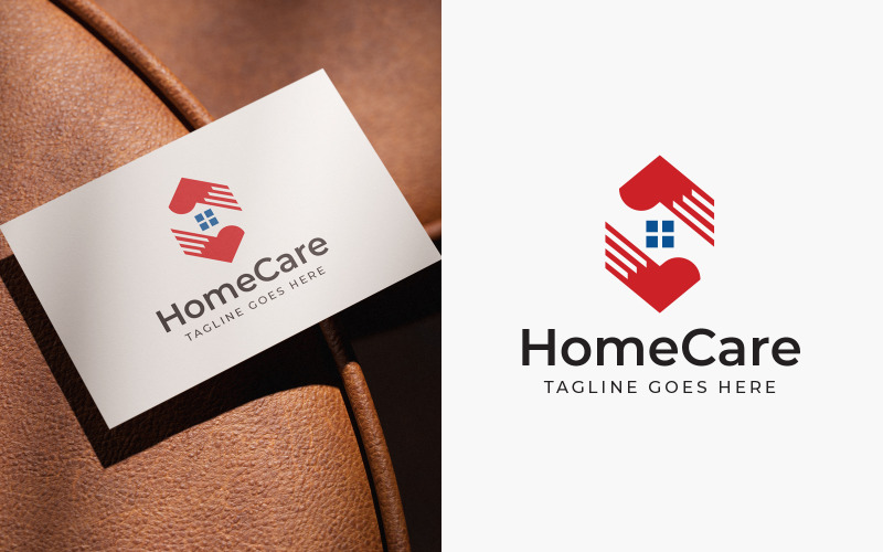 Modèle de logo pour soins à domicile