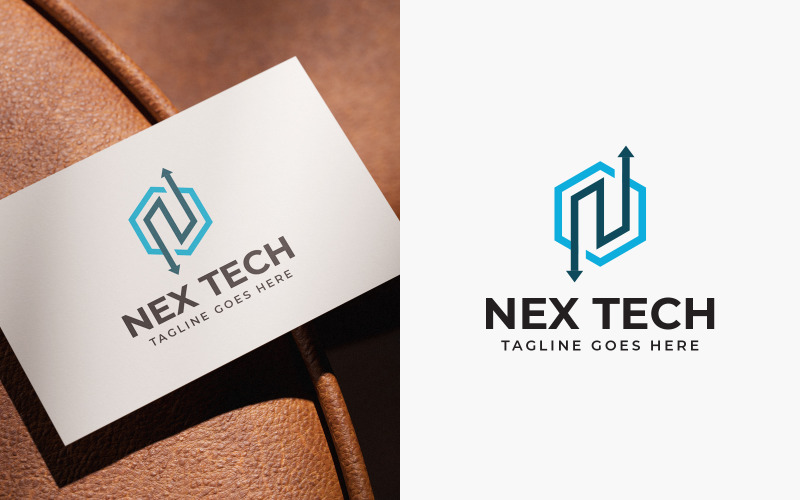 Nex Tech-logotypdesignmall
