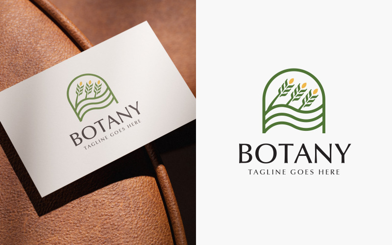 Разработка логотипа для Botany Leaf Farm