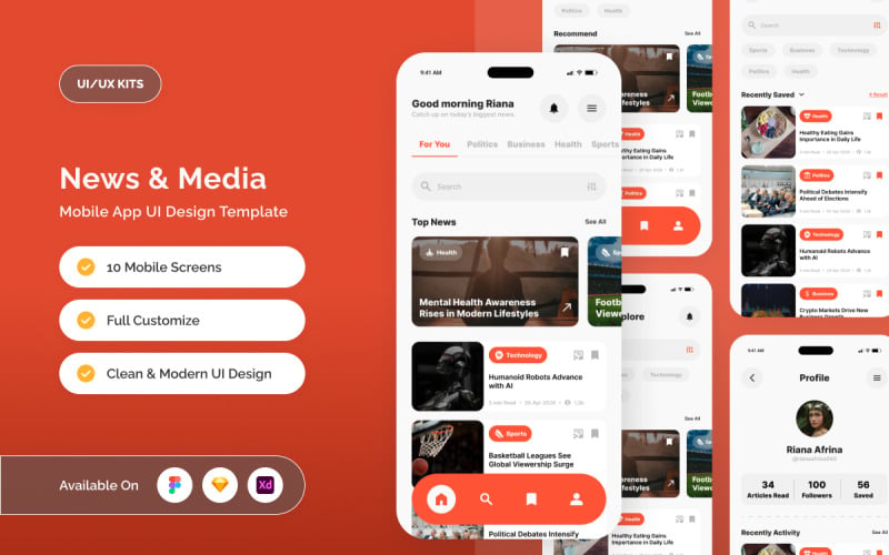 BreakNews - Application mobile d'actualités et de médias